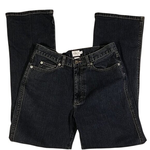 Calvin Klein Womens Dark Wash Denim Jeans Size 6 - Picture 1 of 6